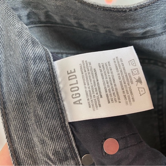 Agolde Ripley, black/grey, size 27 - Picture 5 of 5